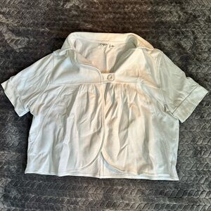 Cato White Button Cardigan